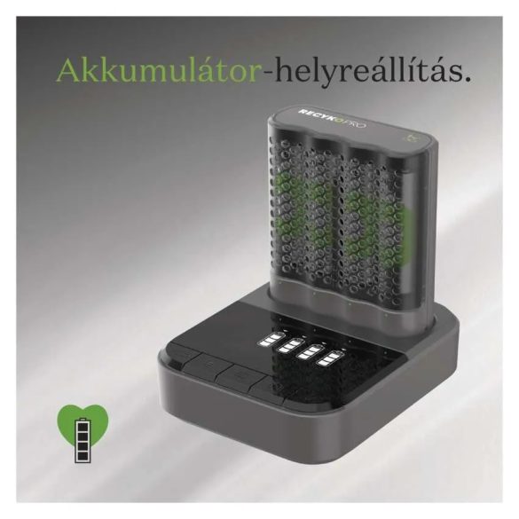 GP akkutöltő Pro P461 + 4×AA ReCyko 2700 + DOCK B50460D