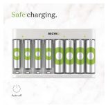 GP Akkumulátor töltő Eco E821 + 4× AA 2100 + 4× AAA 850 B50829