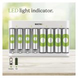 GP Akkumulátor töltő Eco E821 + 4× AA 2100 + 4× AAA 850 B50829