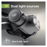 GP LED Fejlámpa PHR19, 1200 lm, tölthető P8569