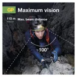 GP LED Fejlámpa PHR19, 1200 lm, tölthető P8569