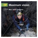 GP LED Fejlámpa PHR19, 1200 lm, tölthető P8569