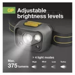 GP CREE LED Fejlámpa CHW54, 375 lm P8574