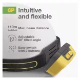 GP CREE LED Fejlámpa CHW54, 375 lm P8574