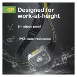 GP CREE LED Fejlámpa CHW54, 375 lm P8574