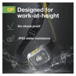 GP CREE LED Fejlámpa CHW54, 375 lm P8574