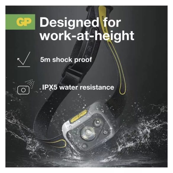 GP CREE LED Fejlámpa CHW54, 375 lm P8574