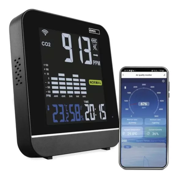 Emos GOSMART LEVEGŐMINŐSÉG MÉRŐ E30300