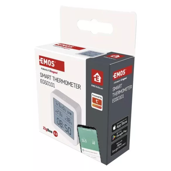 EMOS GoSmart Digitális vezeték nélküli hőmérő EGS0101 ZigBee Wifi