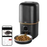 EMOS GoSmart állateledel adagoló kamerával Pet Care, 4 l, fekete, Wi-Fi H6004