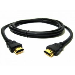   ECON HDMI-HDMI kábel fekete 1 méter,1.4 version aranyozott E-509