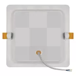 EMOS LED süllyesztett lámpa RUBIC, négyzet, fehér, 18W, természetes fehér ZD2442