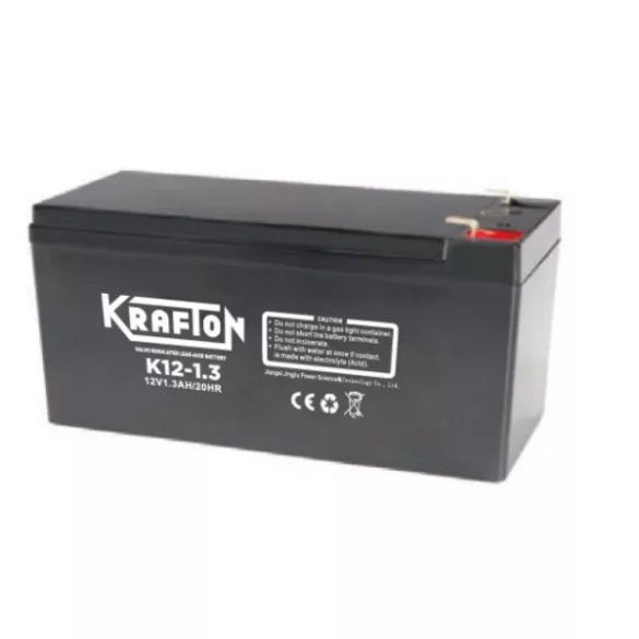 Krafton VRLA 1.3Ah Bal+ Akkumulátor (K12-1-3)