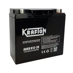 Krafton VRLA 20Ah Jobb+ Akkumulátor (K12-20)