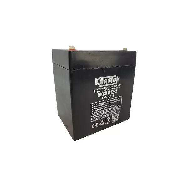 Krafton VRLA 5Ah Bal+ Akkumulátor (K12-5)