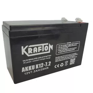 Krafton VRLA 7.2Ah Bal+ Akkumulátor (K12-7-2)