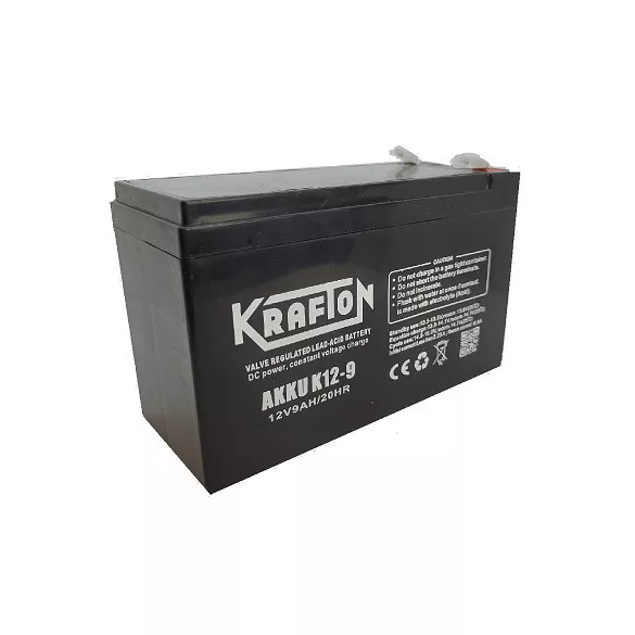 Krafton VRLA 9Ah Bal+ Akkumulátor (K12-9)