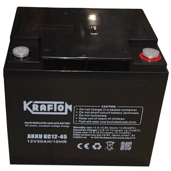Krafton Electric Vehicle 50Ah Jobb+ Akkumulátor (KC12-45)