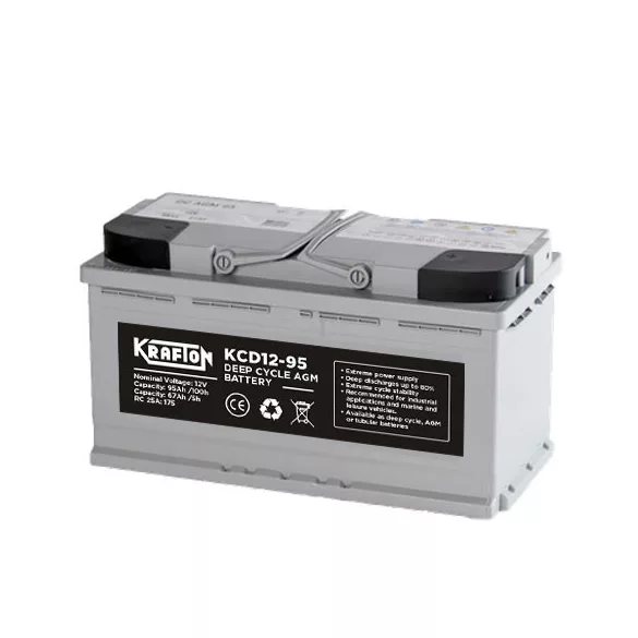 Krafton Electric Vehicle 95Ah Jobb+ Akkumulátor (KCD12-95)
