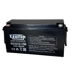 Krafton AGM - GEL 150Ah Bal+ Akkumulátor (KCG12-150)