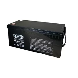 Krafton AGM - GEL 200Ah Jobb+ Akkumulátor (KCG12-200)