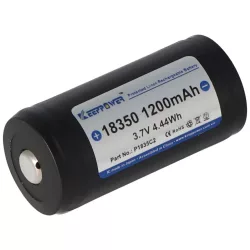 KeepPower 18350 3,7V 1200 mAh Li-ion akkumulátor 10A