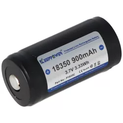   KeepPower 18350 3,7V 900 mAh Li-ion akkumulátor védelemmel 4,3A