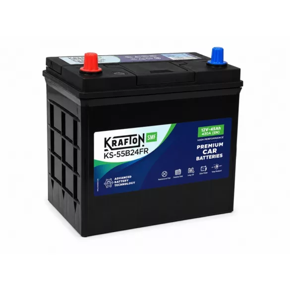 Krafton SMF 45Ah 430A Bal+ Akkumulátor (KS-55B24FR)
