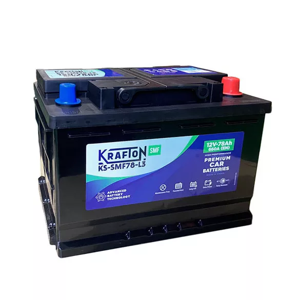 Krafton SLI 78Ah 660A Jobb+ Akkumulátor (KS-SMF78-L3)