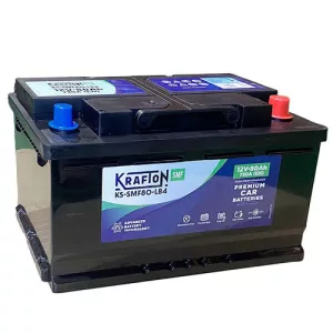Krafton SLI 80Ah 710A Jobb+ Akkumulátor (KS-SMF80-LB4)