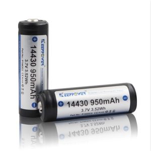KeepPower 14430 3,7V 950mAh 2A Li-ion akkumulátor,védelemmel