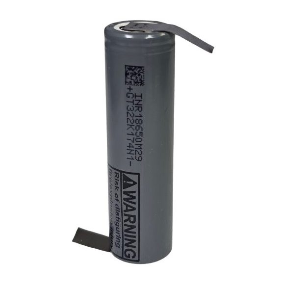 ** INR18650-M29 Li-ion 3,7V ipari akku 2850mAh 6A "Z" forrfüllel