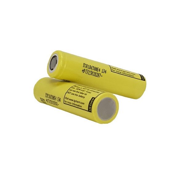** 18650-HE4 Li-ion 3,7V ipari akku 2500 mAh high-drain 20A