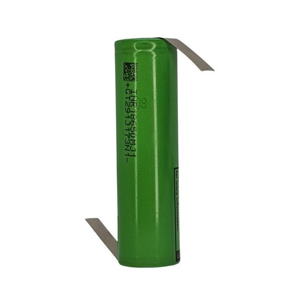 ** 18650-MJ1 Li-ion ipari akku, 3,6V, 3500 mAh,10A "Z" forrfüllel 18650MJ1