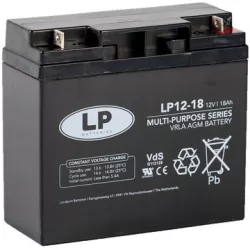 Landport VRLA 18Ah Jobb+ Akkumulátor (LP12-18)