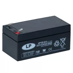 Landport VRLA 3.4Ah Jobb+ Akkumulátor (LP12-3-4)