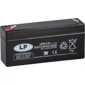 Landport VRLA 3.2Ah Bal+ Akkumulátor (LP6-3-2)
