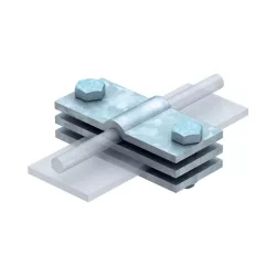 EARTH CONNECTION CLAMP FOR STEEL STRIP