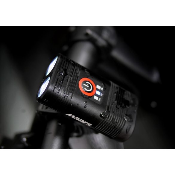 MAARS MR 701D első kerékpár lámpa tölthető 6W IPX6 600 lumen