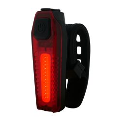   MAARS MR 705B hátsó kerékpár lámpa tölthető COB LED-es piros 100 lumen