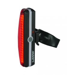   MAARS MR 805B hátsó kerékpár lámpa tölthető COB LED-es piros 150 lumen
