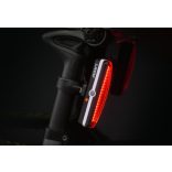 MAARS MR 805B hátsó kerékpár lámpa tölthető COB LED-es piros 150 lumen