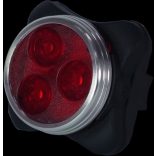 MAARS MS 351 első-hátsó kerékpár lámpa szett, tölthető 3W+3x0,5W