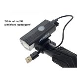 MAARS MS 401 első kerékpár lámpa tölthető 3W 300lumen