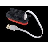 MAARS MS B201 hátsó kerékpár lámpa tölthető 2W COB LED 180 lumen