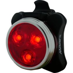   MAARS MS B301 hátsó kerékpár lámpa tölthető 3x0,5W LED piros 160 lumen