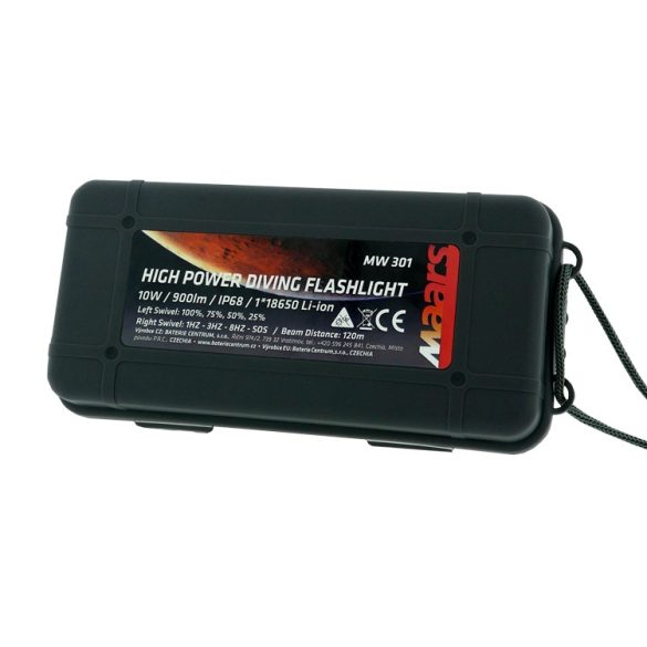 MAARS MW 301 tölthető LED lámpa 10W IP68 900lumen
