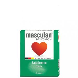 Masculan óvszer "4" 3-as kiszerelés anatómiailag formált