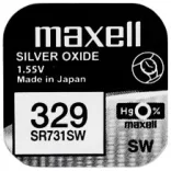Maxell 329 ezüst-oxid gombelem (SR731SW) 1,55V