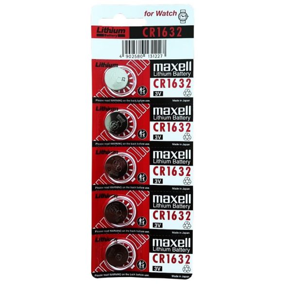 MAXELL CR1632 lithium gombelem 3V bl/5